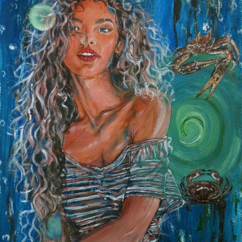 The coral girl _ الفتاة المرجانية
